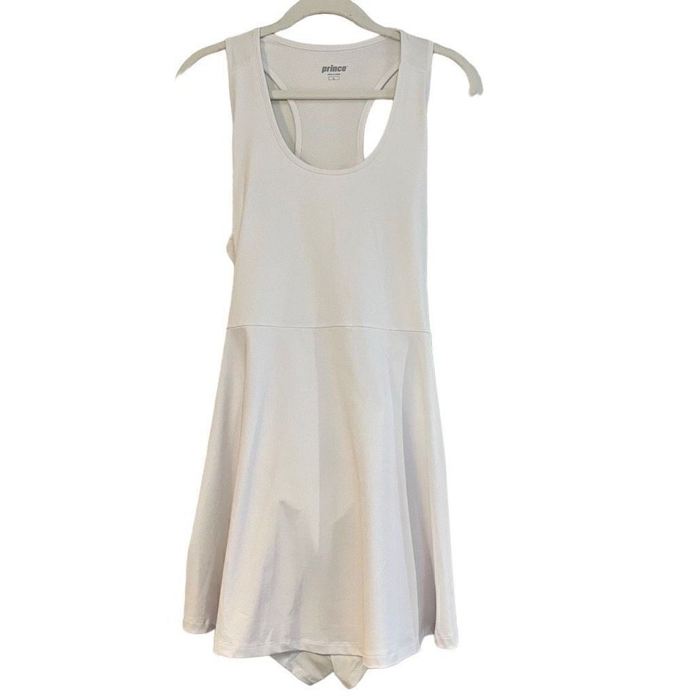 NWT Prince Women’s White Tennis Dress Undershorts Included Large